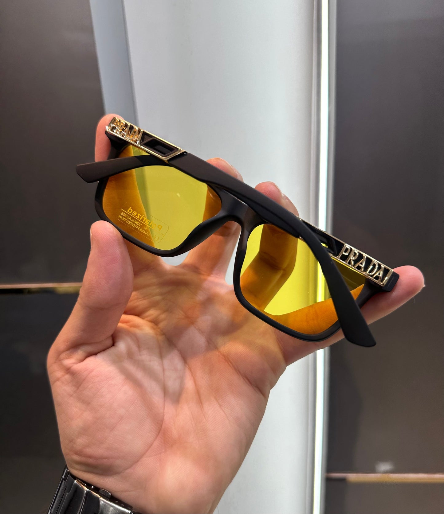Prad a 2026 Black Yellow Ultimate Luxury Shade With Original Packaging