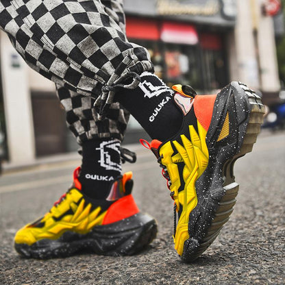 CUBICS Luxury Armag Demigood Sneakers - Yellow