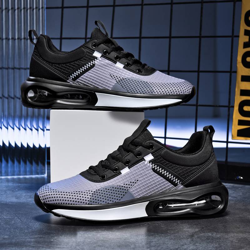 CUBICS Max Air Trainers - Black Grey